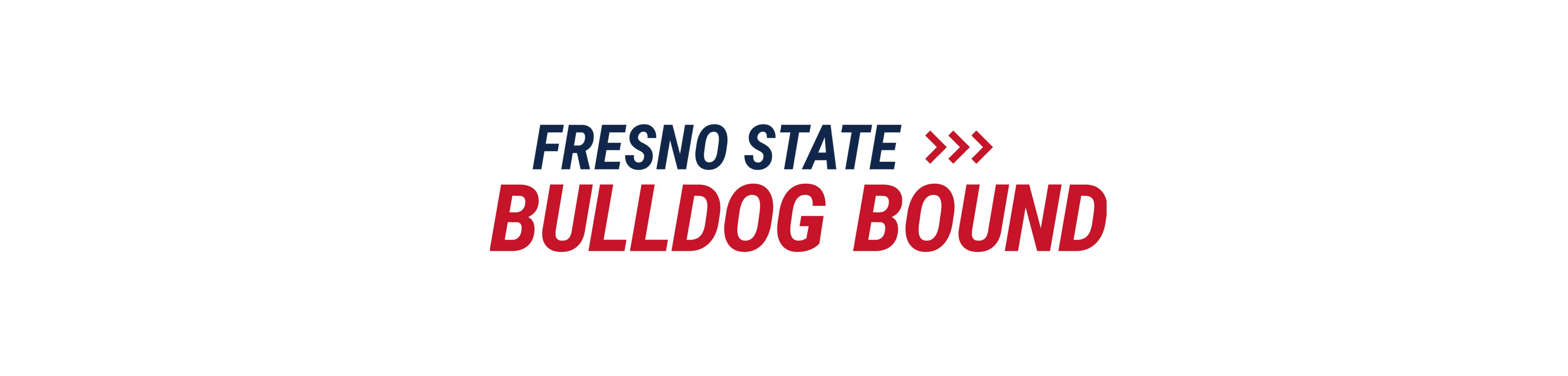 Fresno State Bulldog Bound - Graphic Text