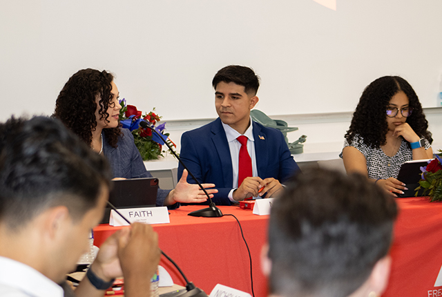 ASI Students during a meeting