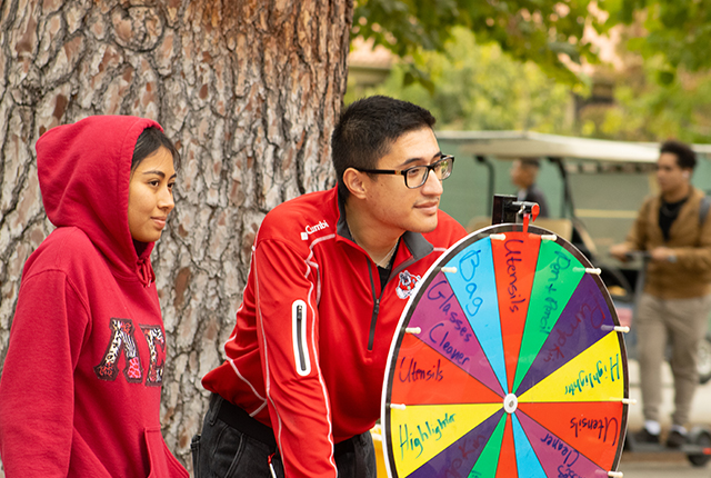 ASI Students helping at an Event