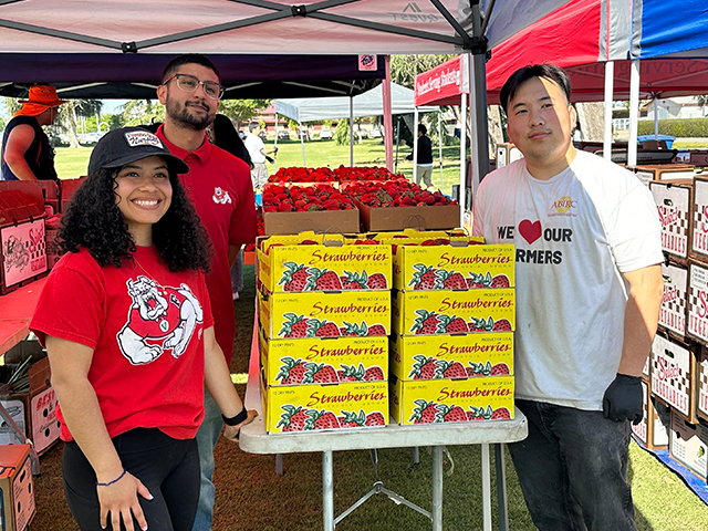 ASI partners with Fresno State's Student Cupboard and ABIRC for Crop Buyback