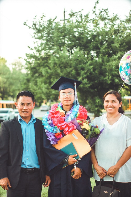 Parents with there Graduating Student