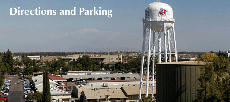 View of campus water tower