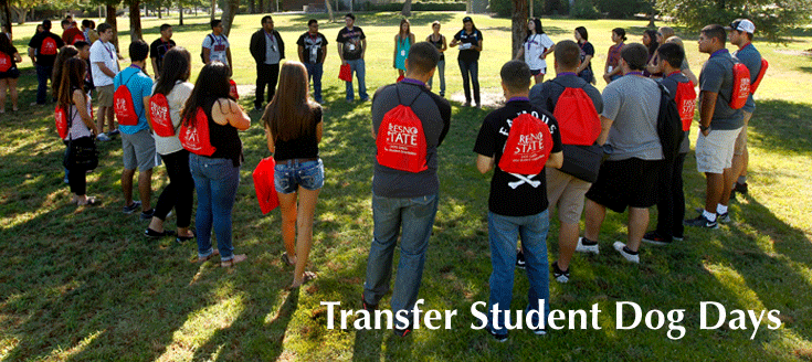 Transfer students at Dog Days