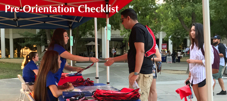 Check in tents during Dog Days