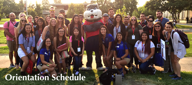 Orientation group during Dog Days