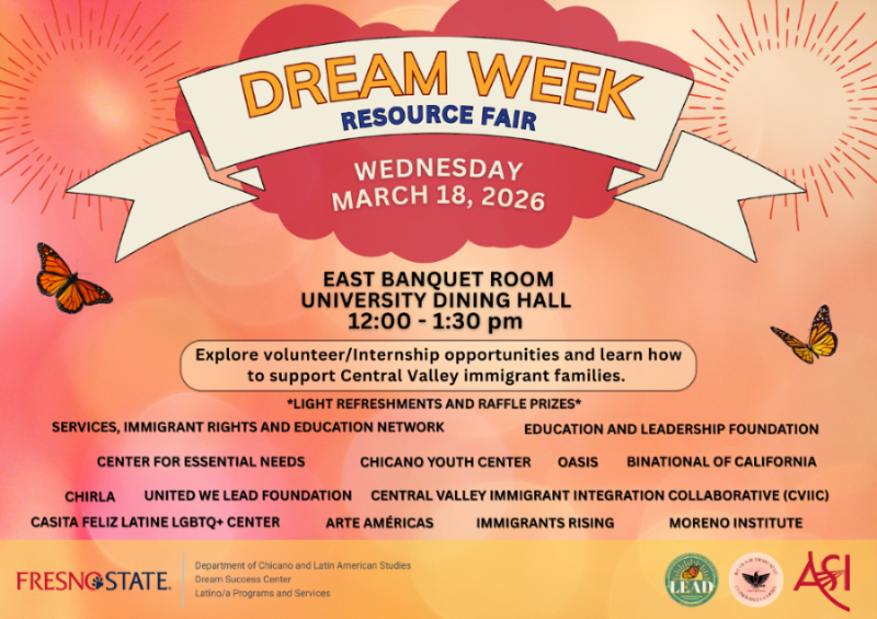Dream Week Resource Fair Flyer