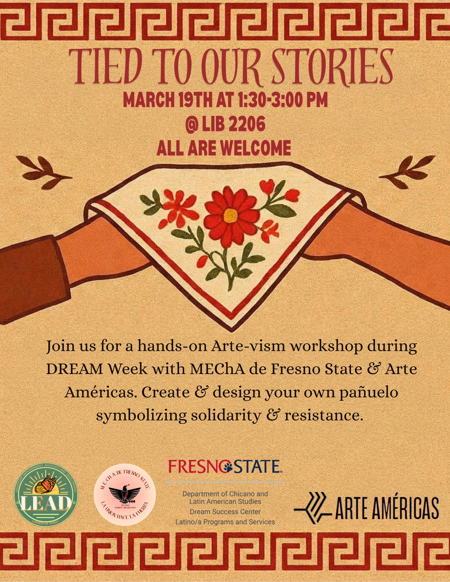 Dream Week Tied to Our Stories Flyer