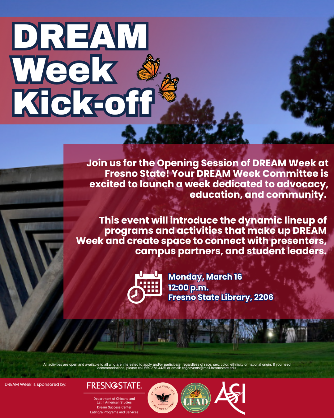Dream Week Kick Off Flyer