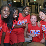 Students Wearing Red