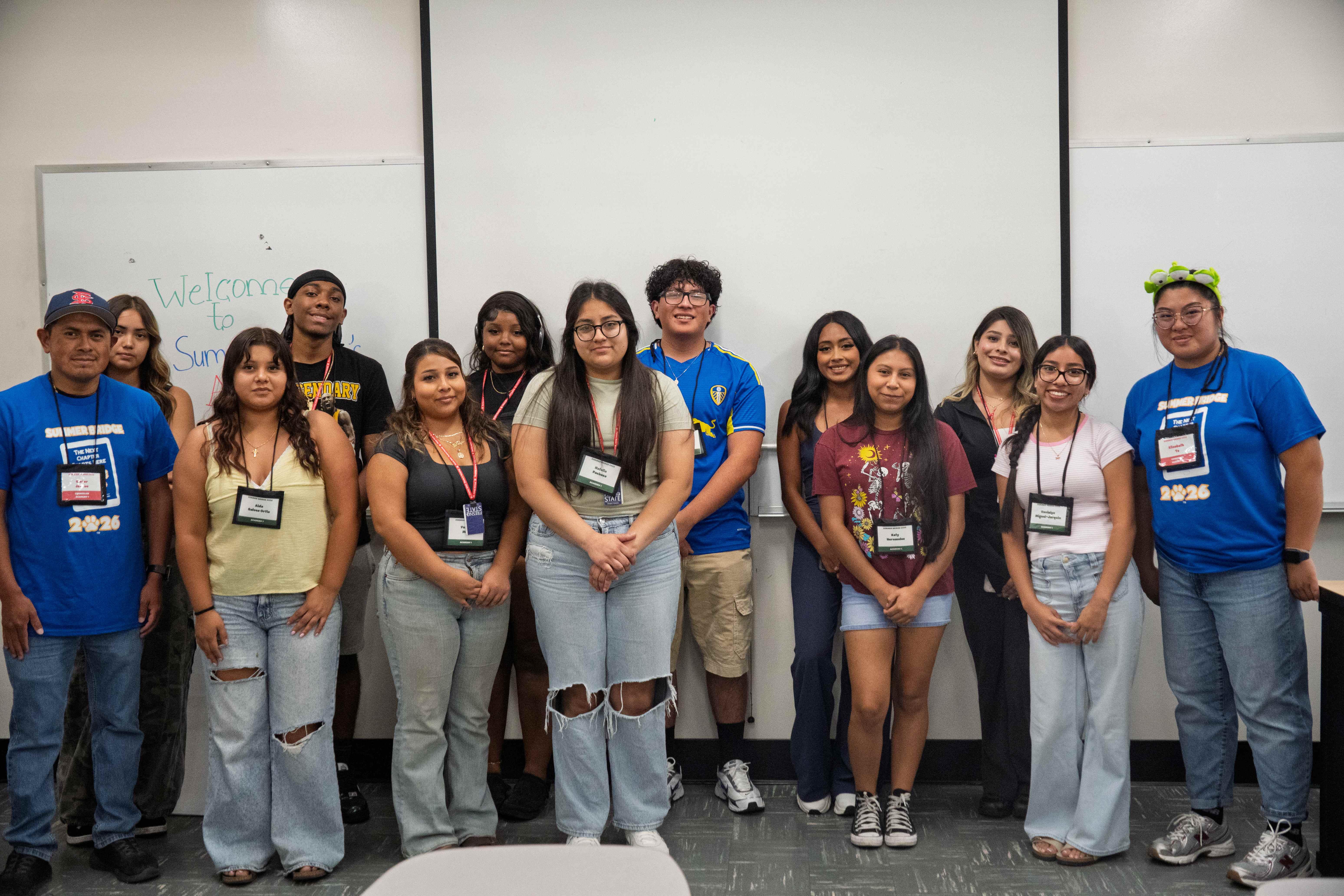 Group photo of Summer Bridge Students