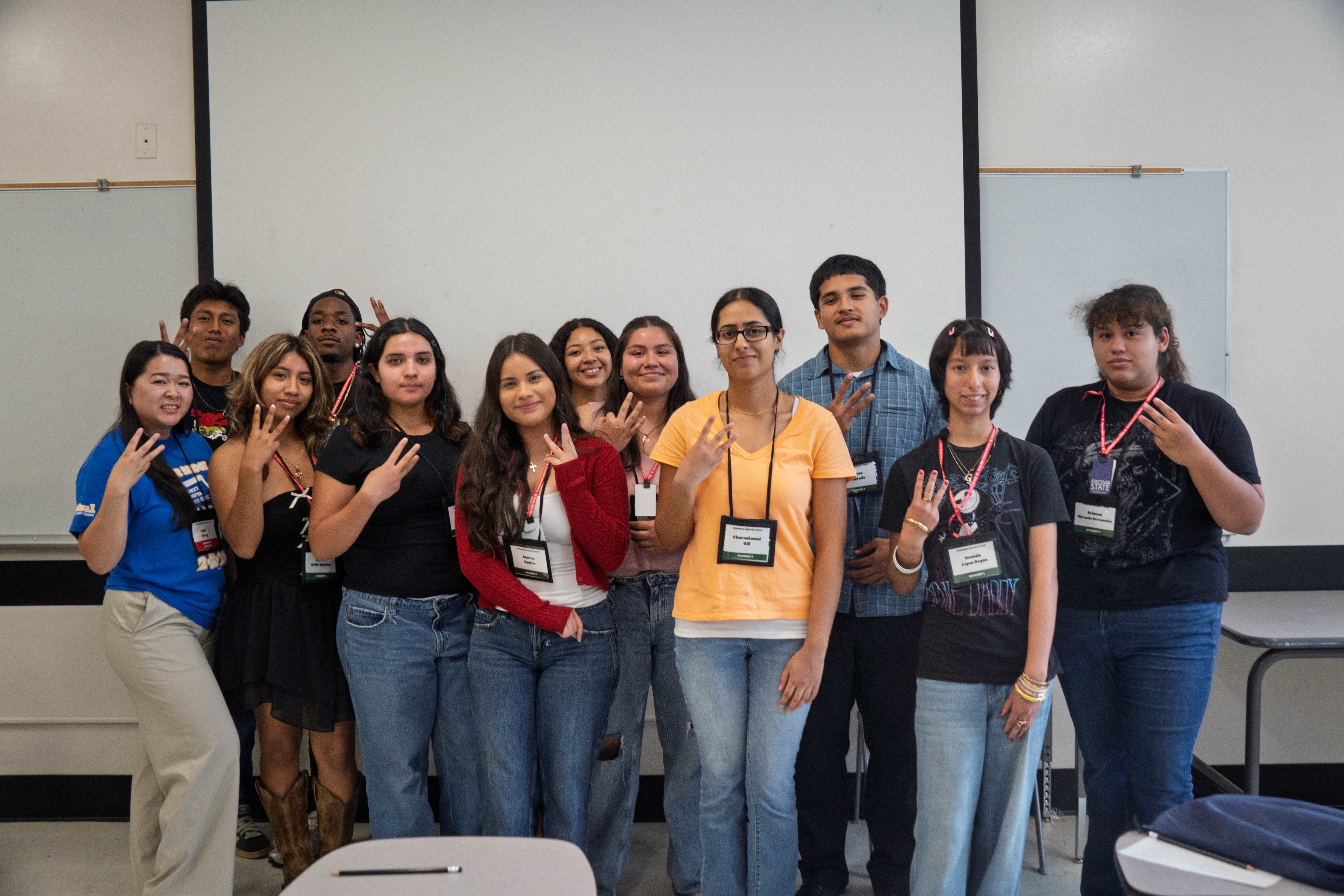 Group photo of Summer Bridge Students