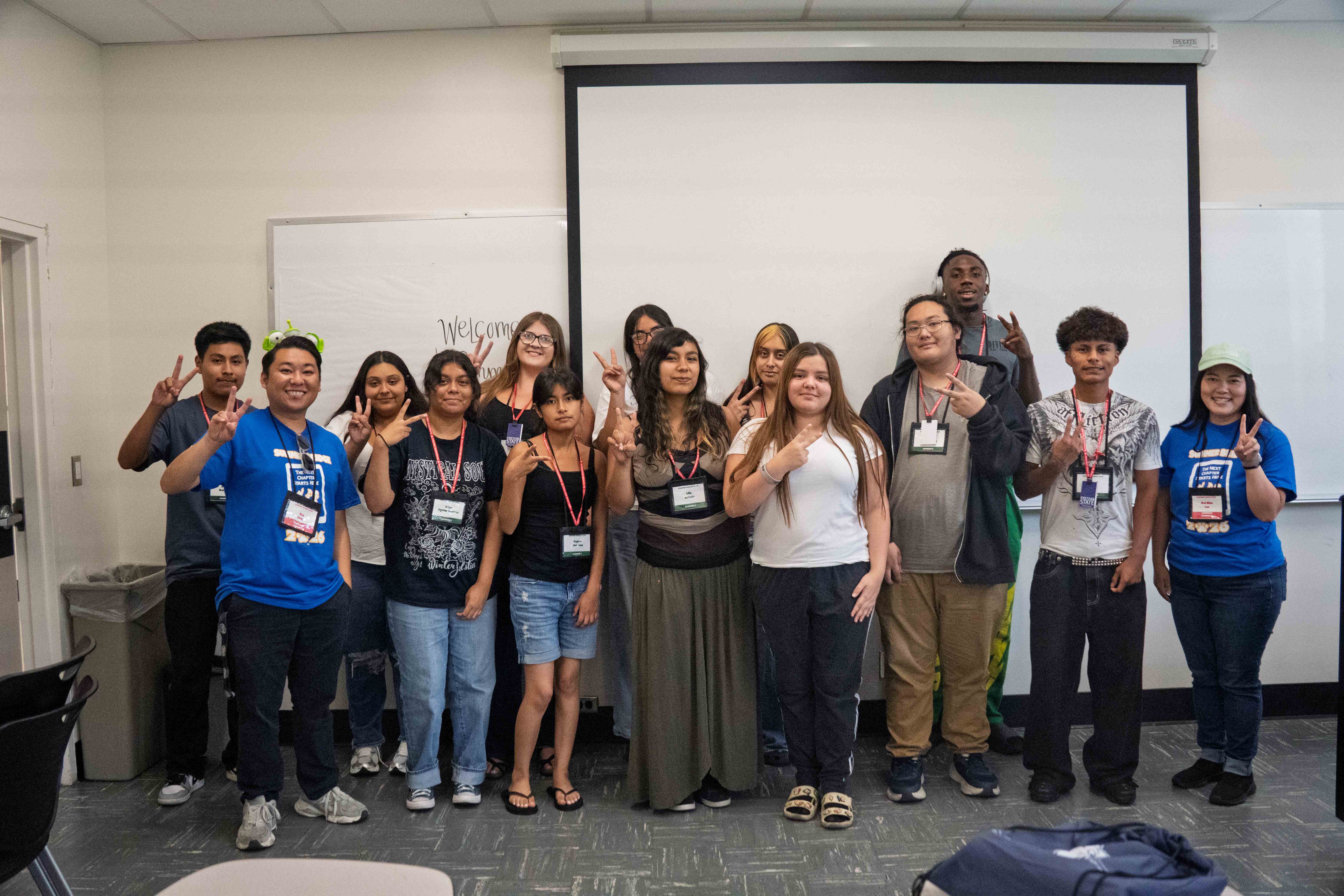 Group photo of Summer Bridge Students