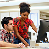 Students at Computer