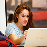 Student at Computer