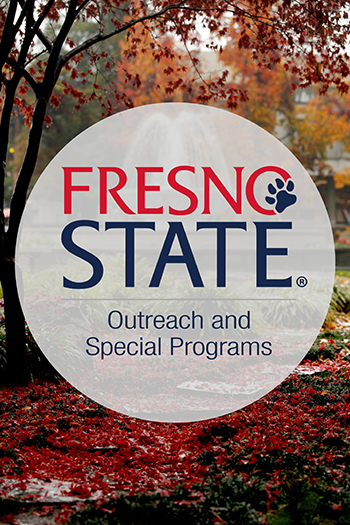 Fresno State Campus fountain
