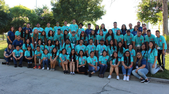 ets group photo of students