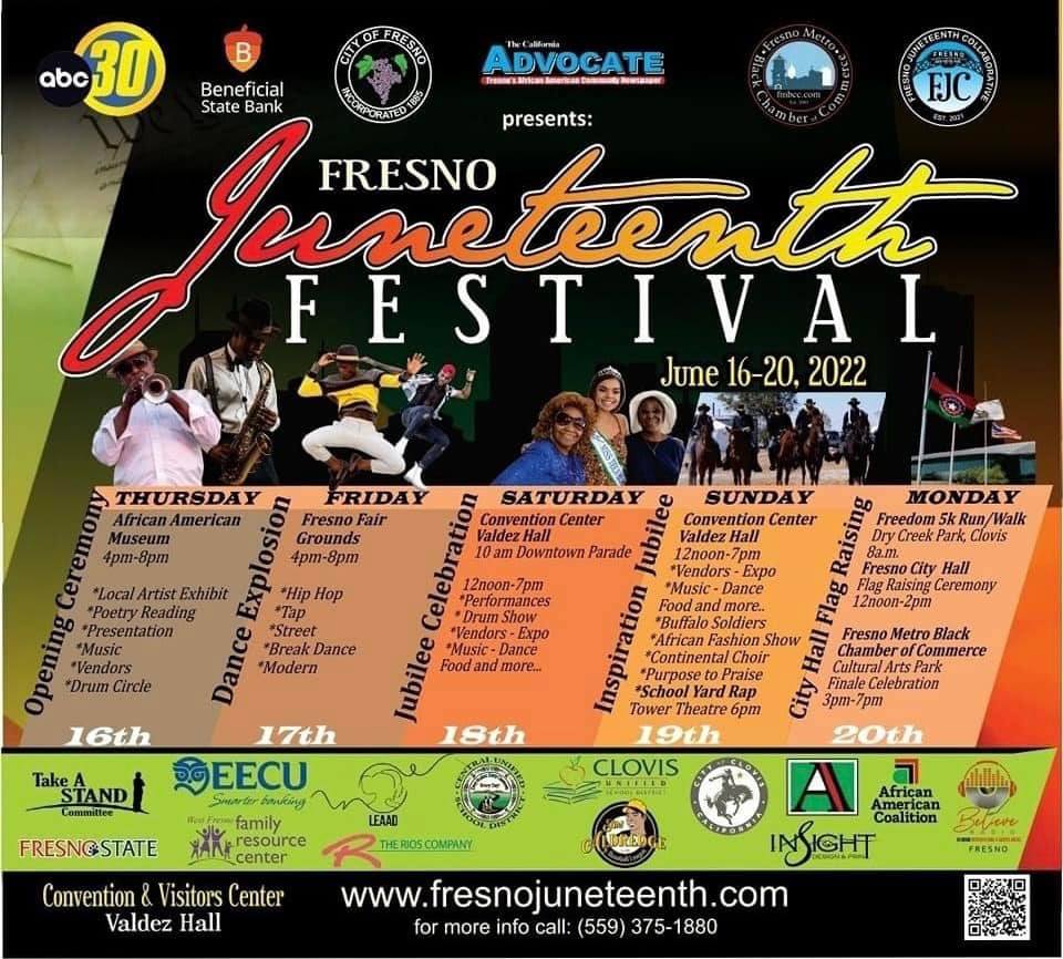 fresno juneteenth schedule for 2022