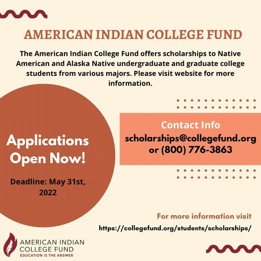 american indian college fund flyer