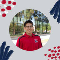 headshot of student ambassador "Roger" in red polo