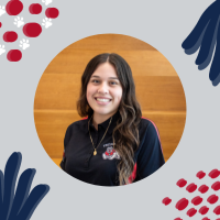 headshot of student ambassador "Rubi" in red polo