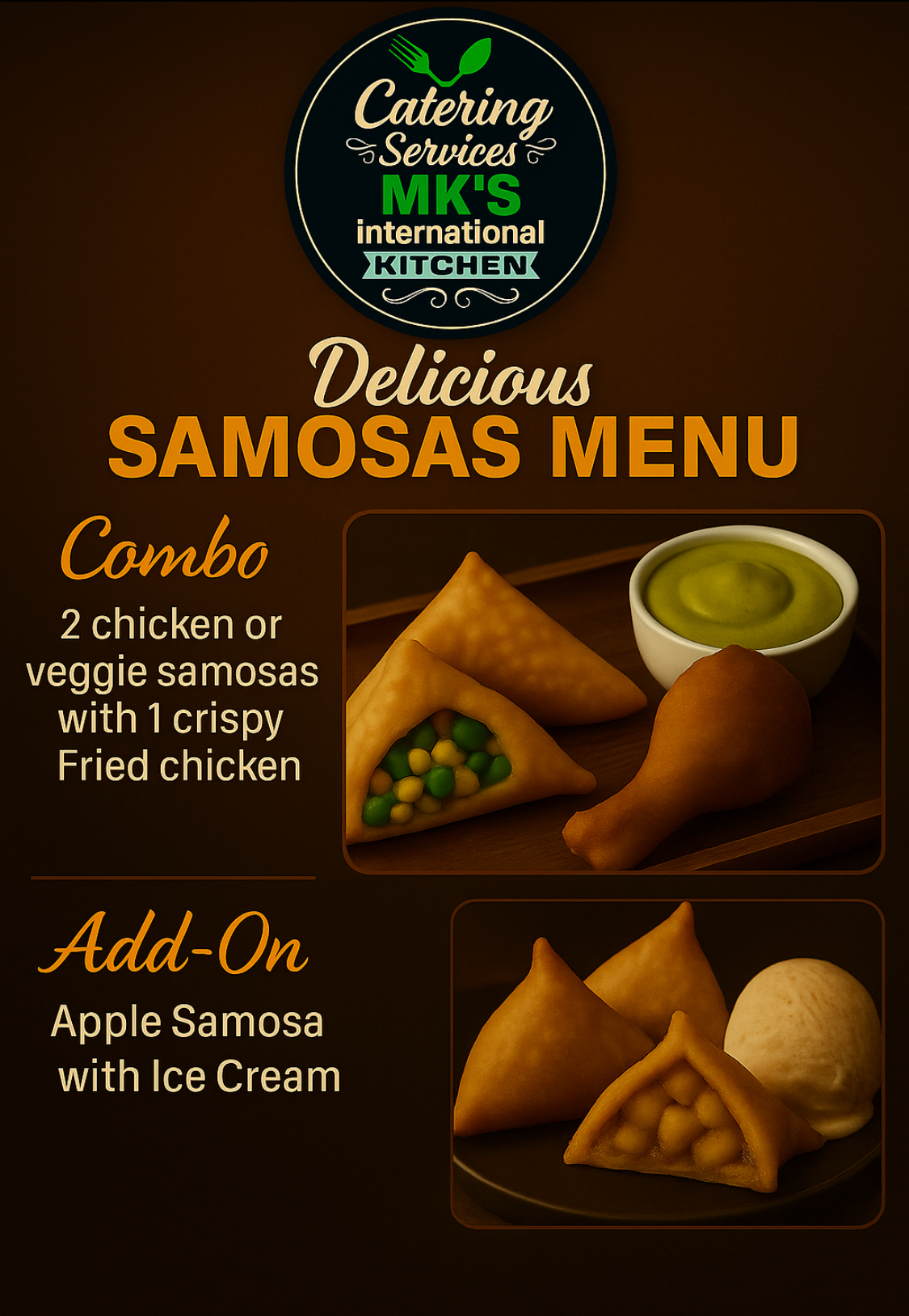 MK Kitchen Menu MK International Kitchen Menu