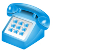 blue phone icon