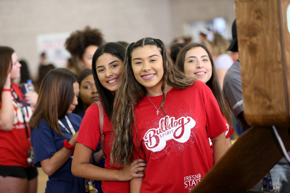 Students in line