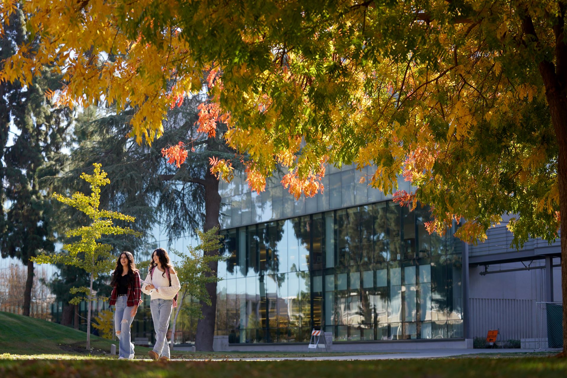 Girls walking