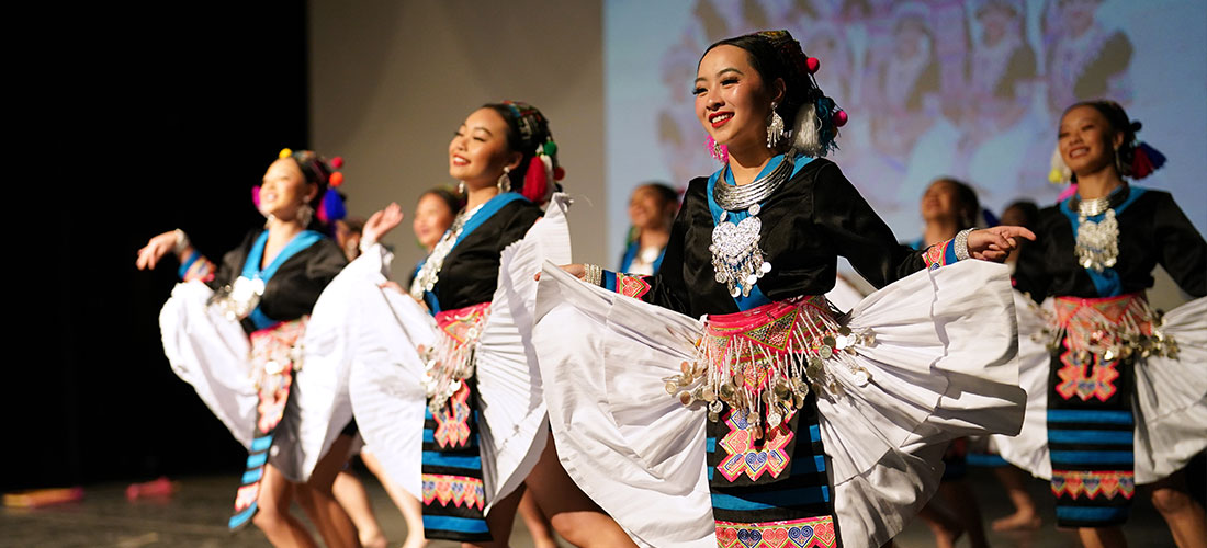 Hmong dancers at the SSU