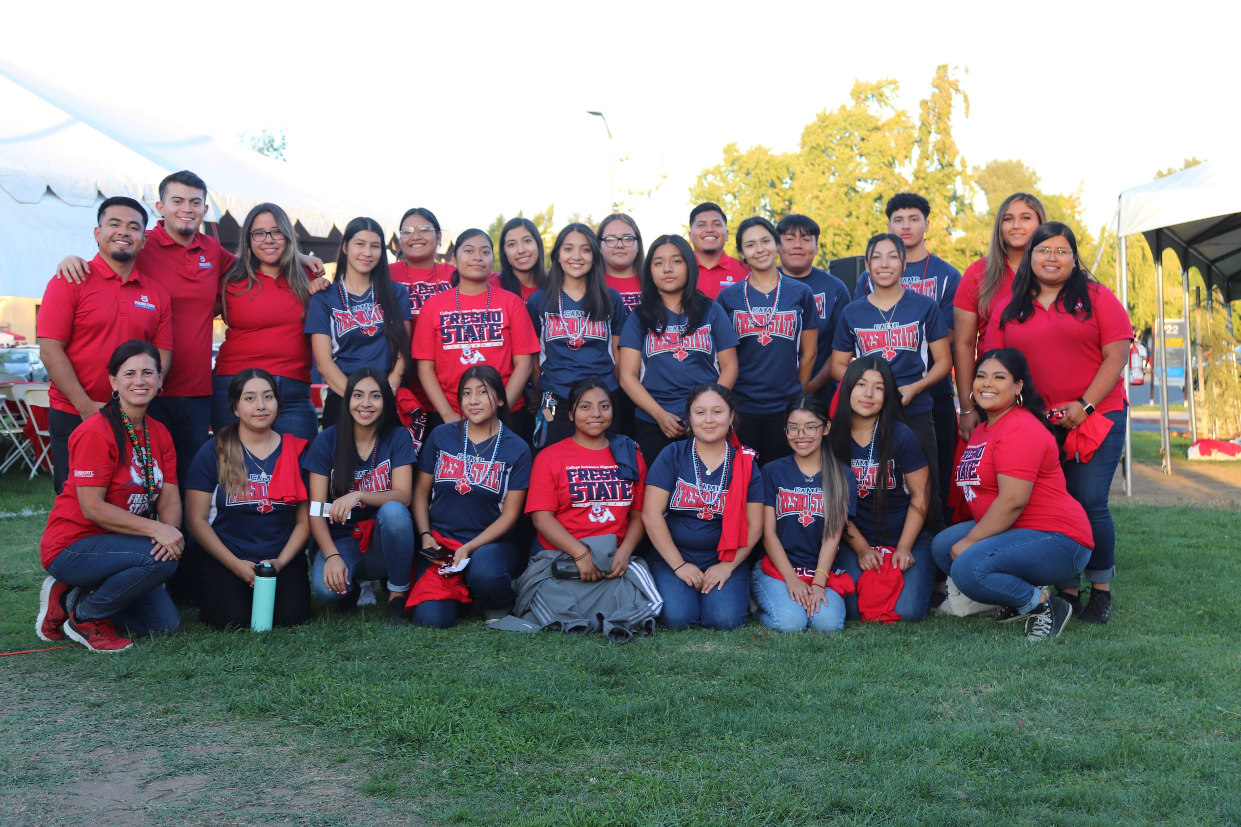 Students at graduation
