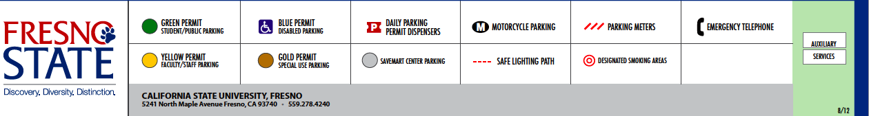 Fresno State Map Legend