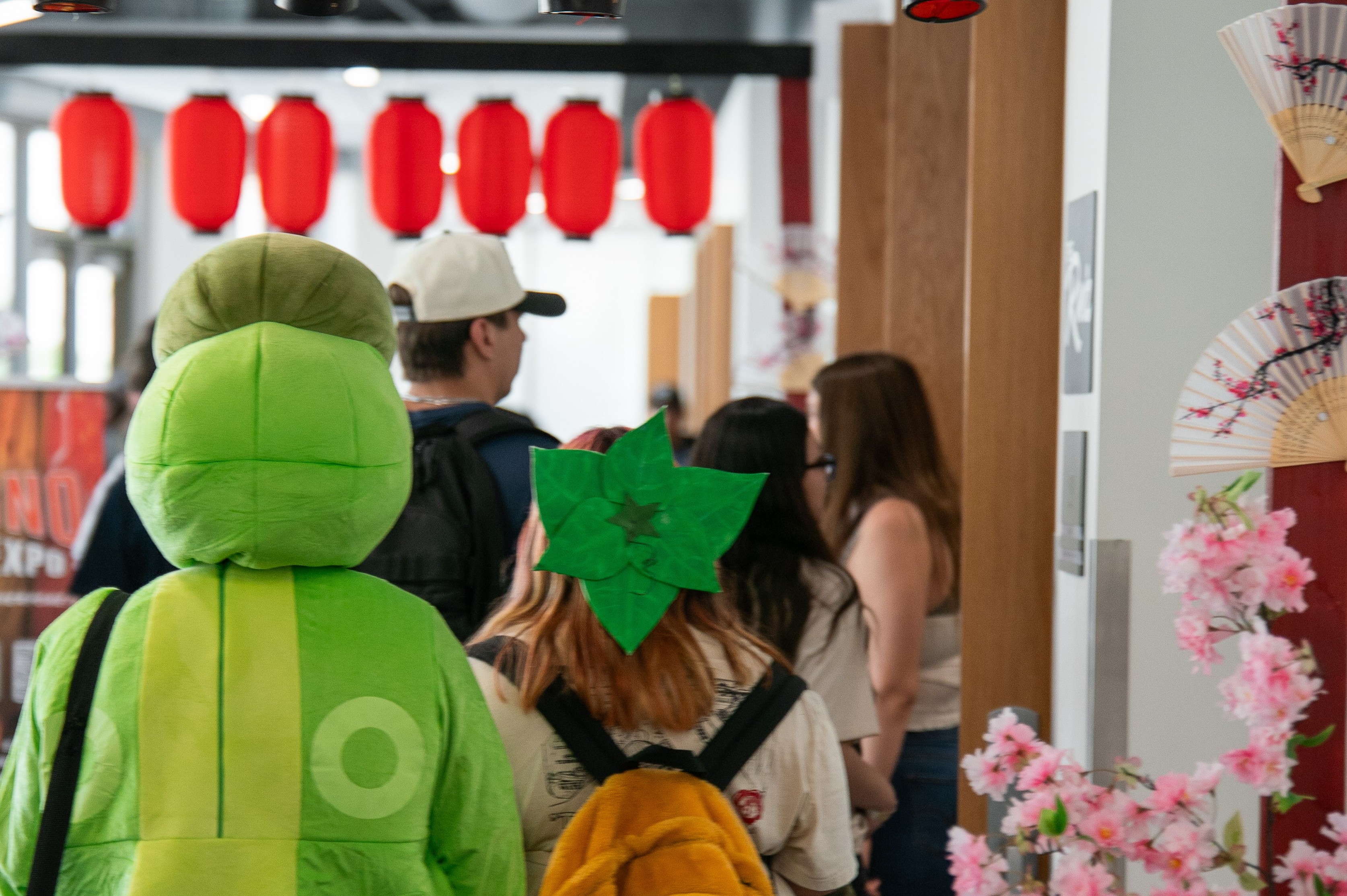 Interested guests entering the Anime Gaming Con