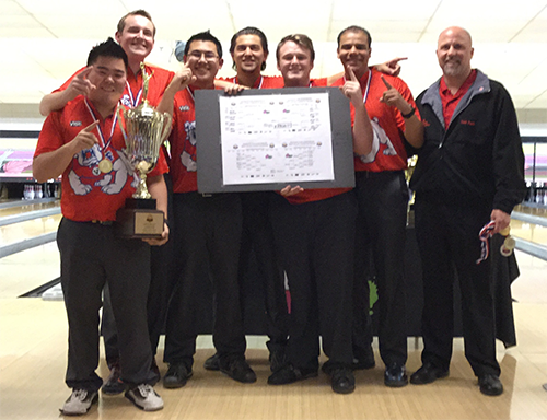 Men's 2015 Collegiate Bowling Champions 