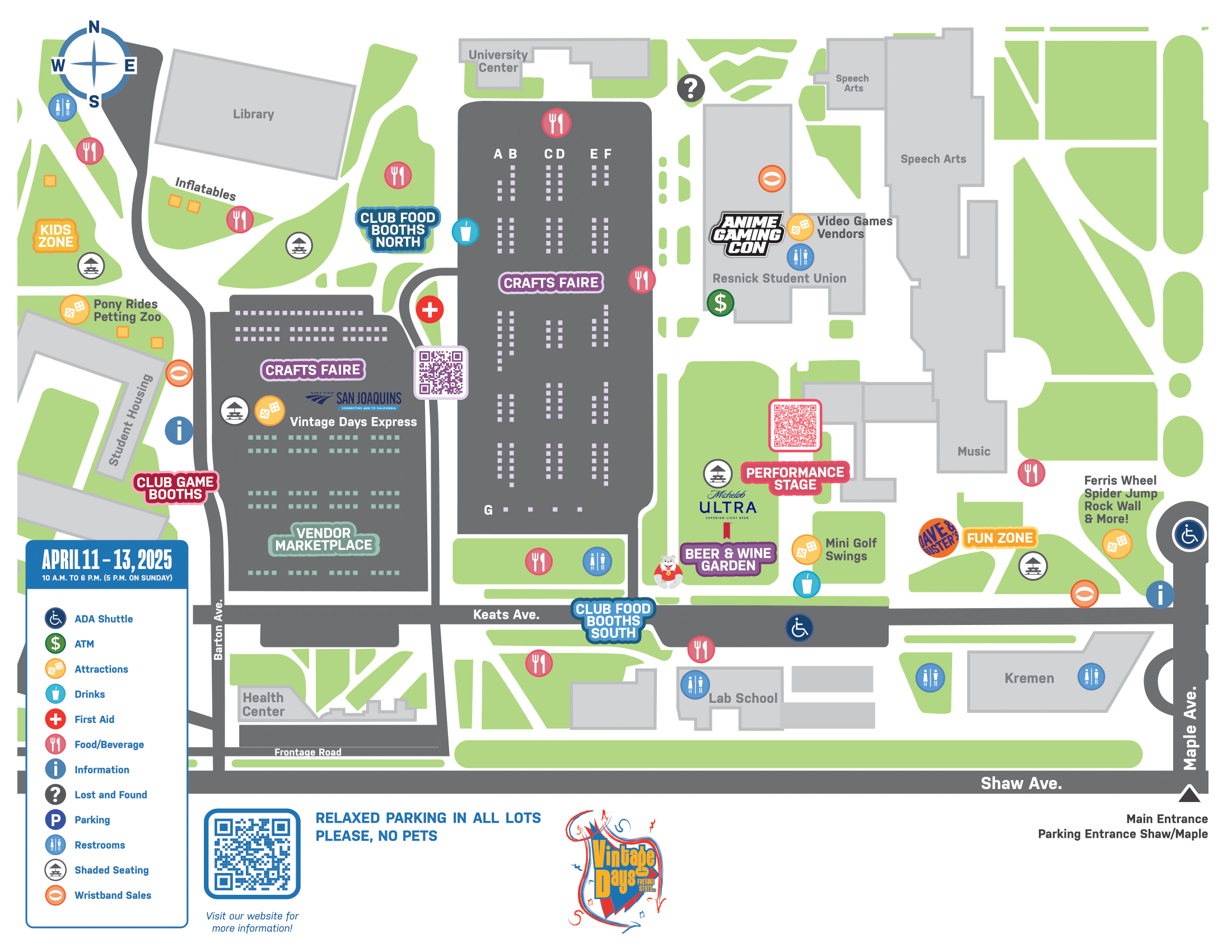 Map of Vintage Days 2025